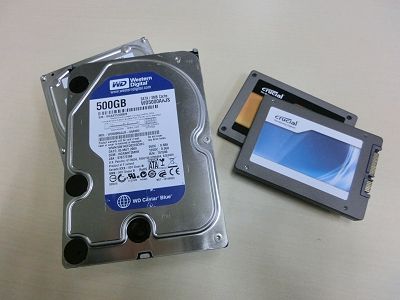 ハードディスクとSSD