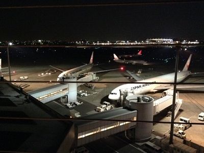 羽田空港(東京国際空港)の展望デッキから