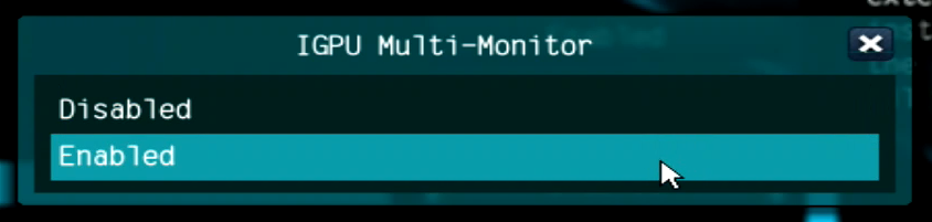 IGPU Multi-Monitor