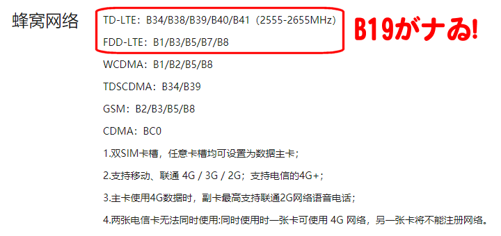 Lenovo K5 play 仕様