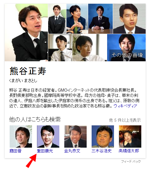 重田康光さんではない