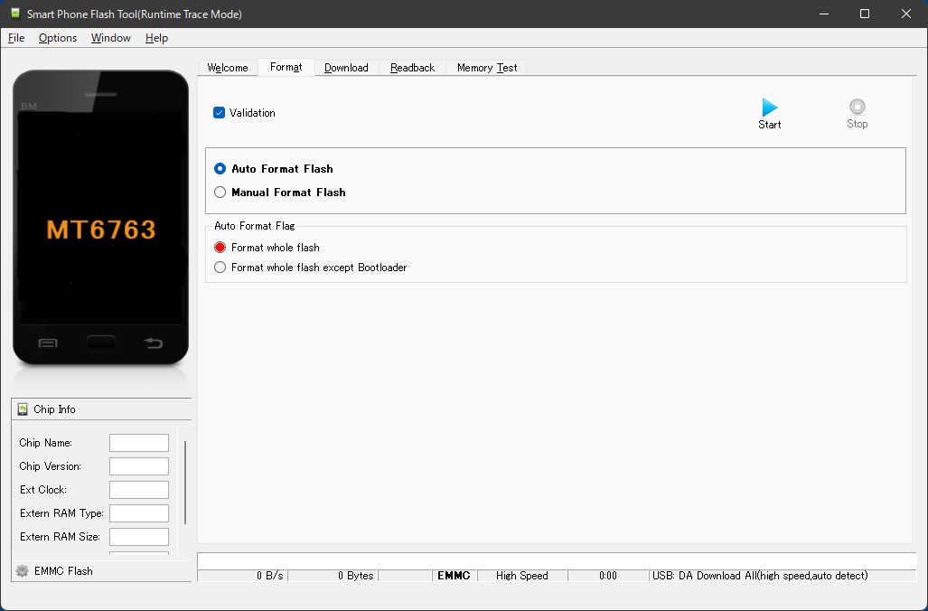 Format_SP Flash Tool