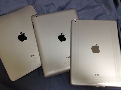 左から、初代、第3世代、第5世代