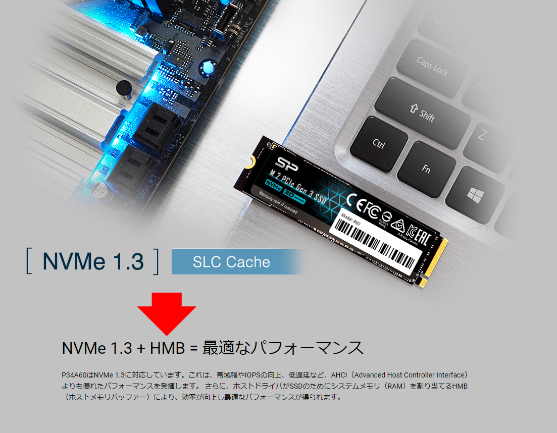 NVMe 1.3 + HMB = ºÇŬ¤Ê¥Ñ¥Õ¥©¡¼¥Þ¥ó¥¹