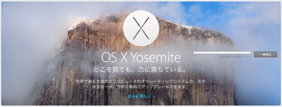 5.61GB(OS X Yosemite)