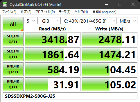 ®_SDSSDXPM2-500G-J25