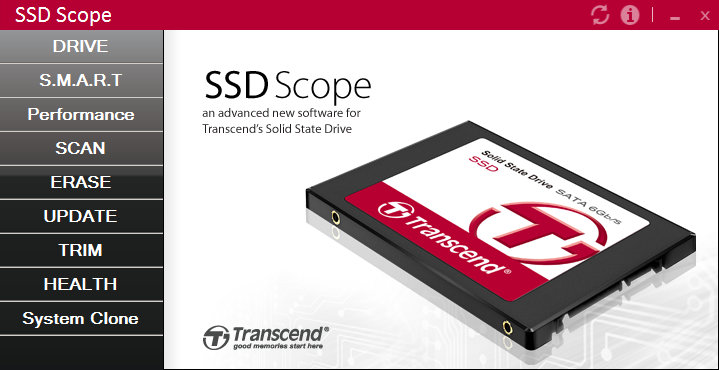 Transcend SSD Scope