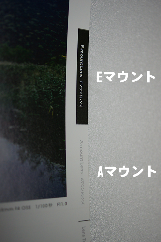 Eマウントの方が先に来ている(2014年10月版)