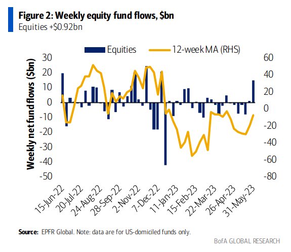 BofA weekly equity flow