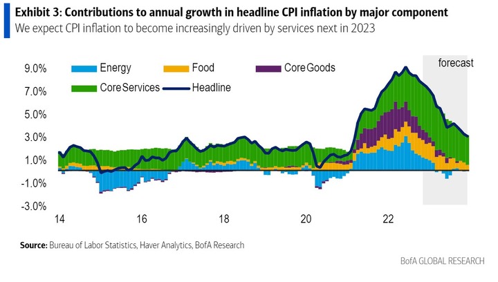 BofA CPI contributions