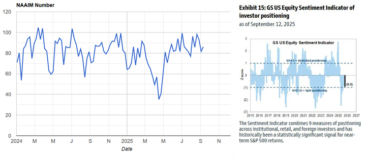 NAAIM and GS sentiment