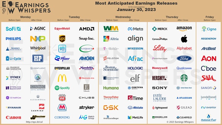 Earnings whispers