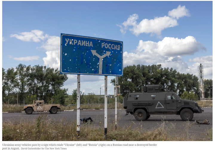 NYTimes Russia Ukraine Border