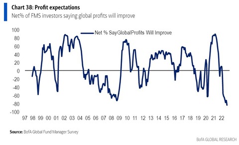 BofA FMS Profit Expectations