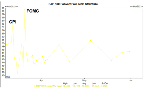 GS Vol term structure