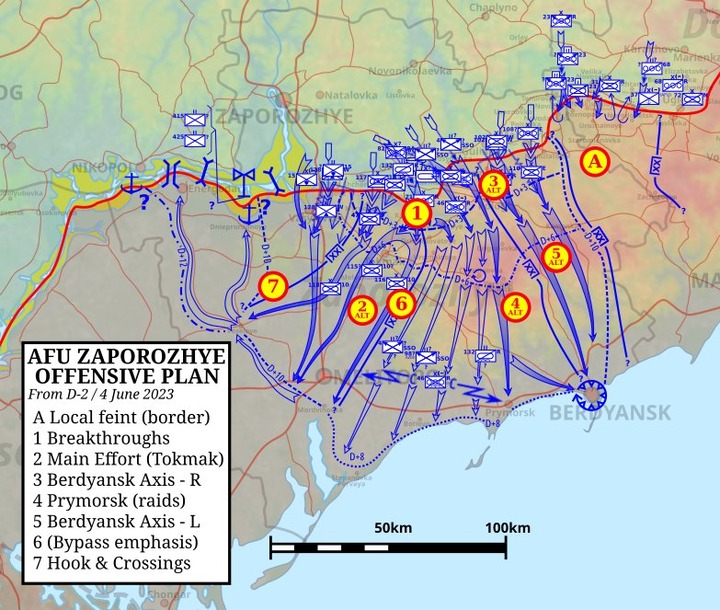 Ukraine Zaporizhye offensive plan