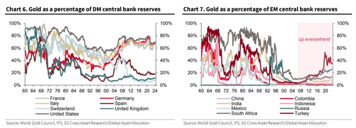 SG DM and EM in Central Bank Reserves