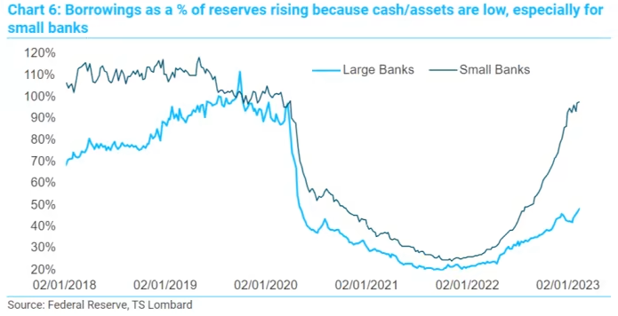 TS Lombard Small banks borrowings