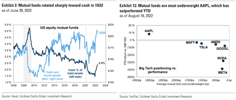 GS Mutual funds cash
