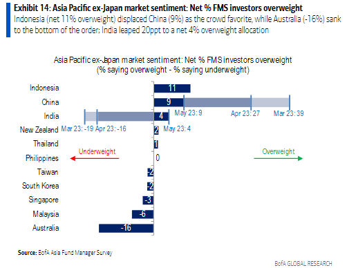 BofA FMS China market
