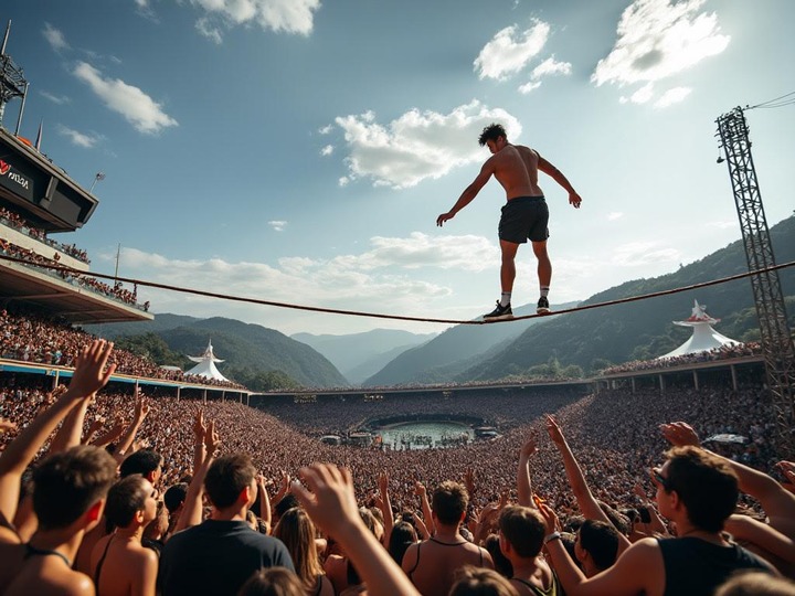 tightrope walk
