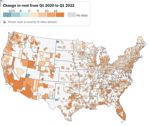 WP Rent Change Map