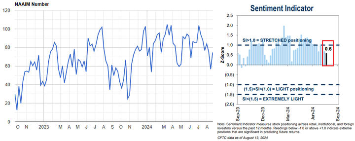 NAAIM and GS sentiment indicator
