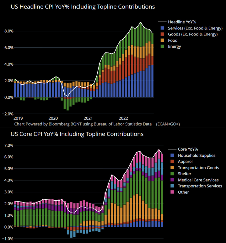 ECAN CPI YoY contributions