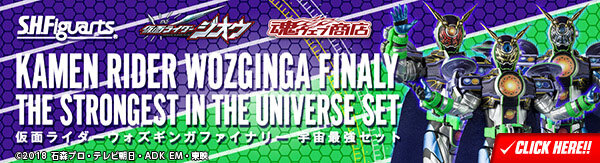 「S.H.Figuarts 仮面ライダーウォズギンガファイナリー 宇宙最強セット」