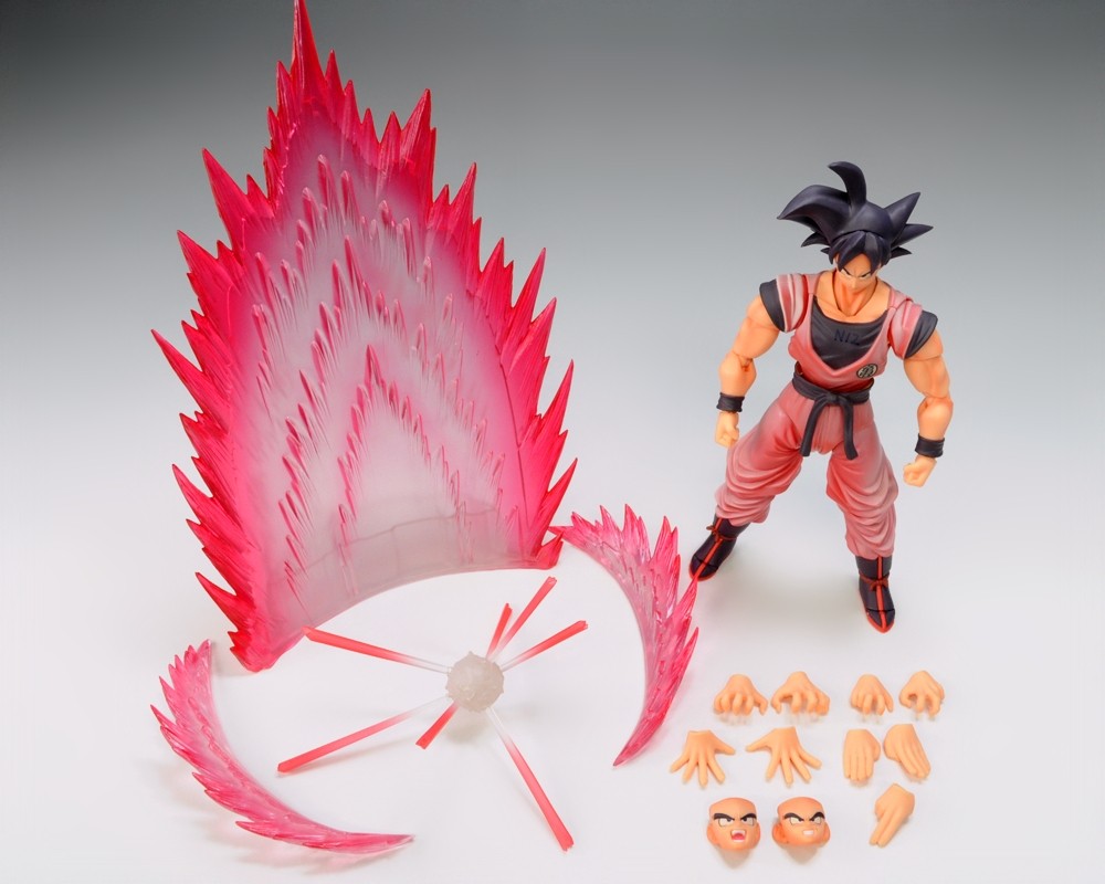 海外限定S.H.Figuartsサイズ 孫悟空　ベジータ戦　四倍界王拳 海外限定 孫悟空 ベジータ戦 四倍界王拳 s.h.figuartsサイズ