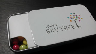 教師ラウンジへようこそ 今夜の甘い物 東京スカイツリー スライド缶チョコ