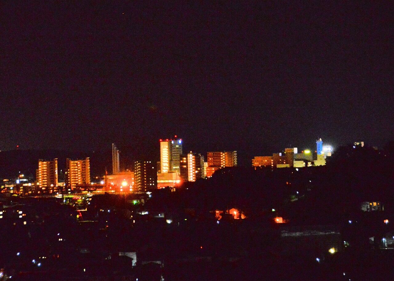 秋田市夕景夜景 茨島から総社神社へ 僕の歩く町3 秋田市夕景夜景 茨島から総社神社へ 僕の歩く町3