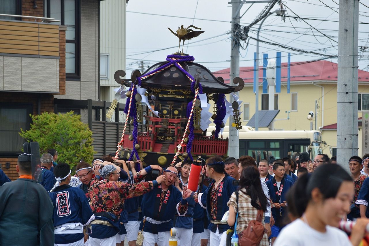 新屋 日吉神社山王祭へ 僕の歩く町３