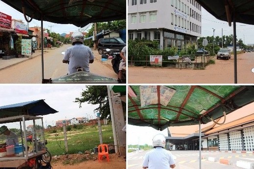 トゥクトゥクで空港へ