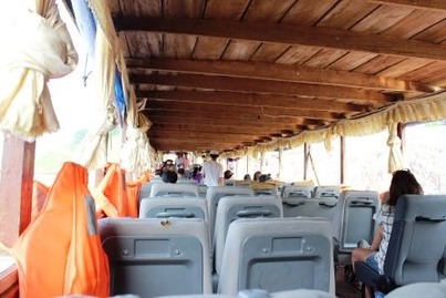 スローボート　ルアンパバーン　メコン川　©アジアしあわせ特急