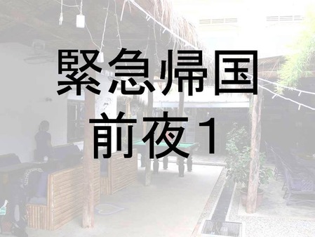 緊急帰国前夜1