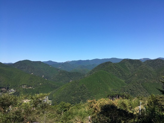 「霧の郷たかはら」からの景色