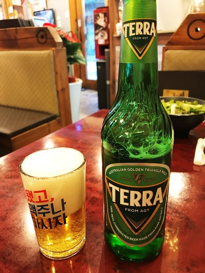 韓国　ビール　TERRA