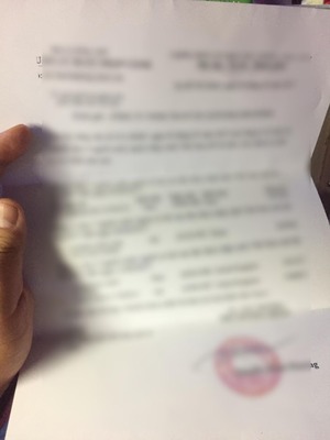 ベトナムビザ　「ビザ発行証明書」　©アジアしあわせ特急