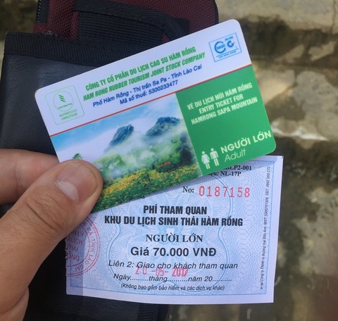 領収書とカードキー