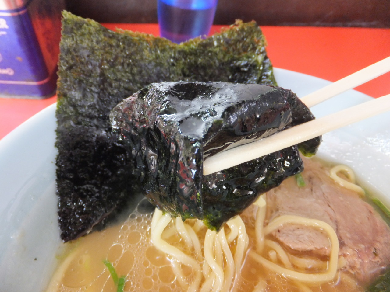 ラーメンショップ マンザイ ～ ラーメン（並） : 柴ポチダイアリー