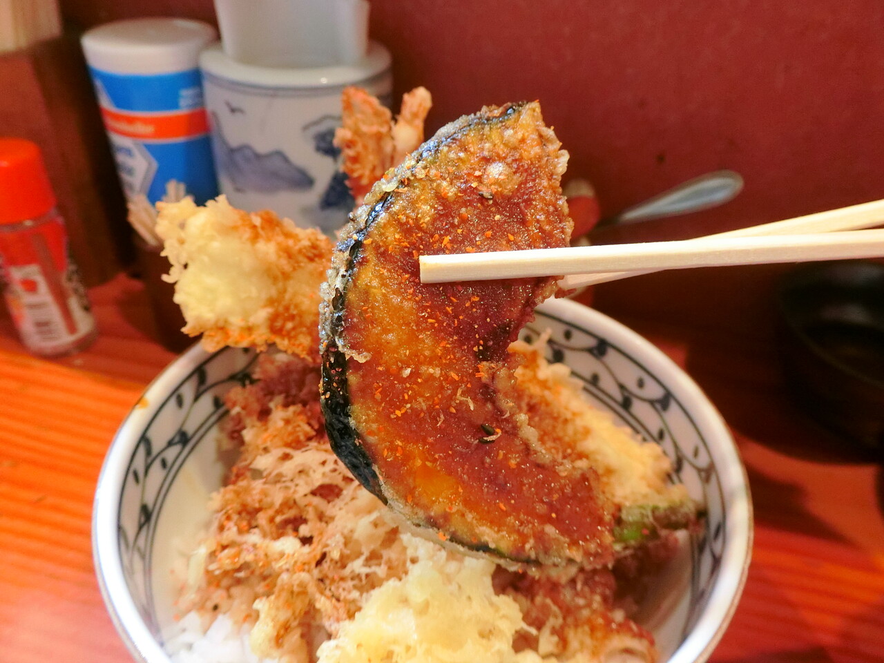 天麩羅 あぶら屋 大海老天丼 柴ポチダイアリー