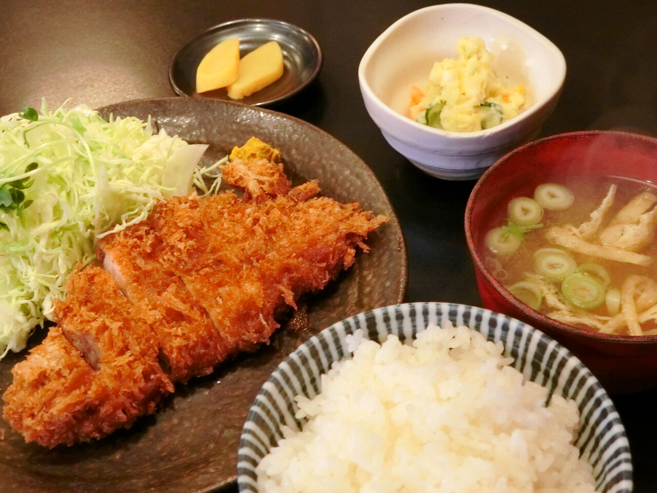 とんかつ 田中 ロースかつ定食 柴ポチダイアリー とんかつ 田中 ロースかつ定食 柴ポチダイアリー
