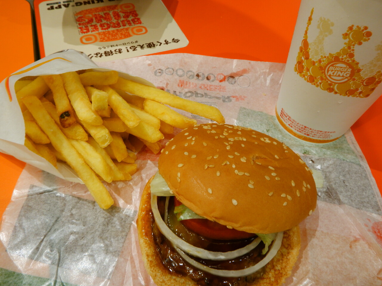 バーガーキング イオンモール座間店 ワッパーjrなど 柴ポチダイアリー