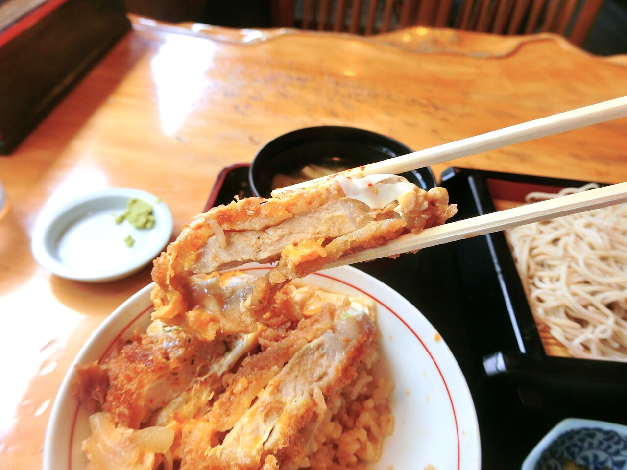 蕎麦処 福寿庵 ～ かつ丼セット : 柴ポチダイアリー