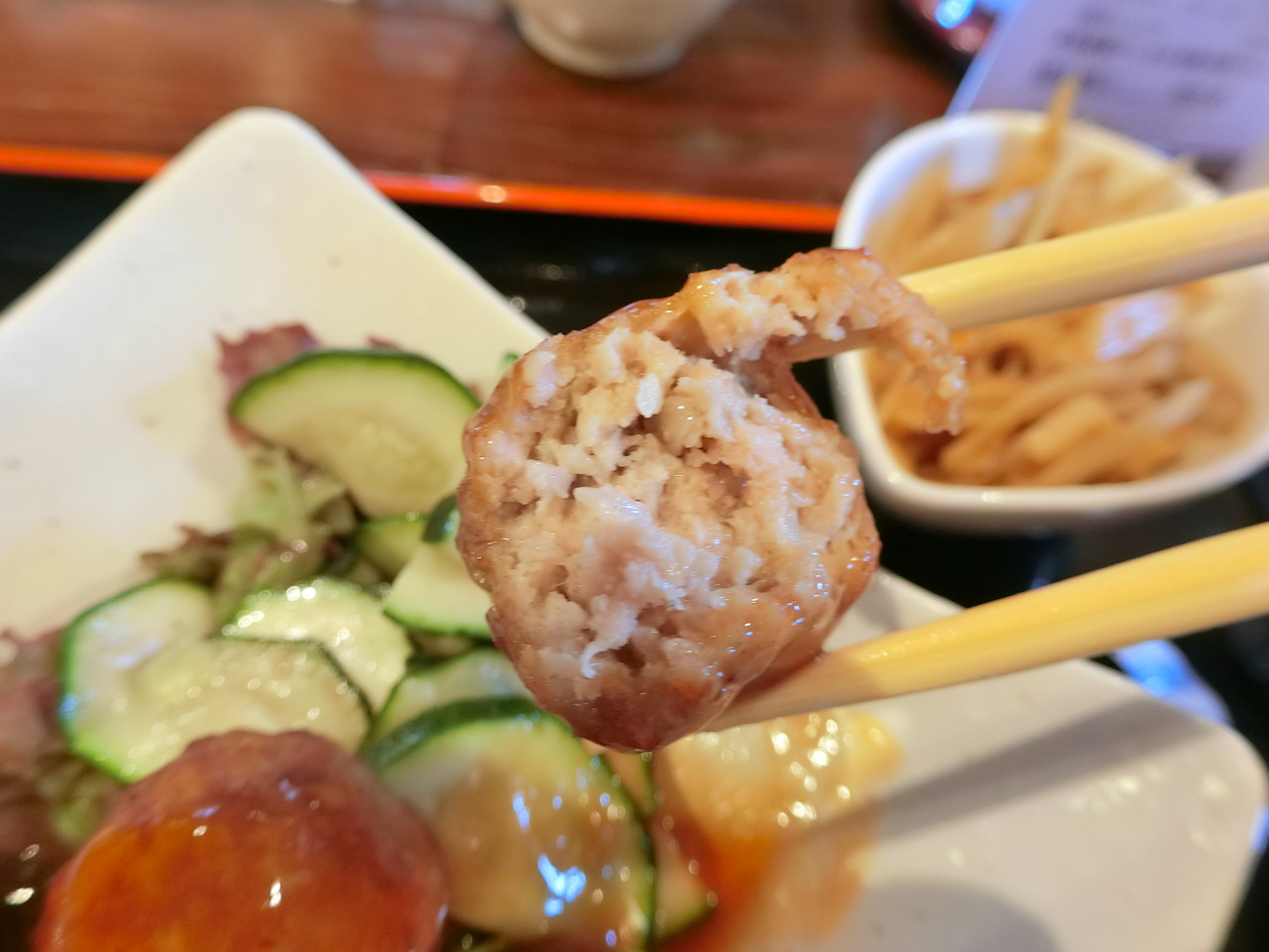 街cafe 廣瀬商店 ～ ランチAの肉団子甘酢あん : 柴ポチダイアリー