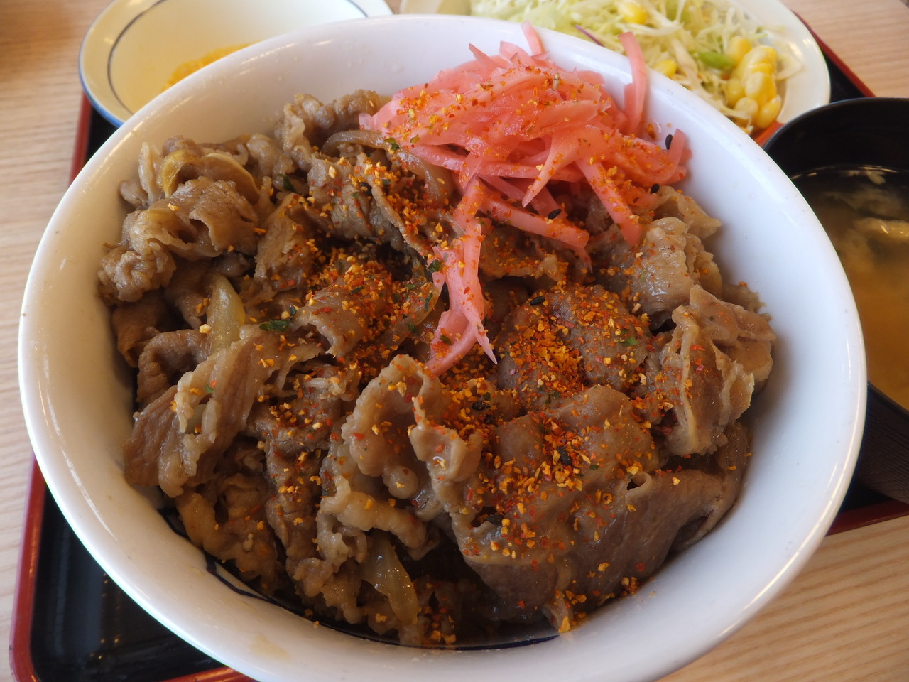 松屋 大和渋谷店 牛めし並と生野菜セット 柴ポチダイアリー 松屋 大和渋谷店 牛めし並と生野菜セット 柴ポチダイアリー