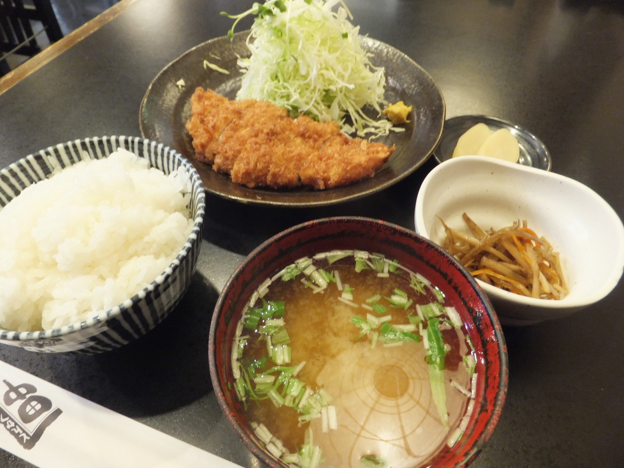 とんかつ 田中 とんかつ定食 柴ポチダイアリー