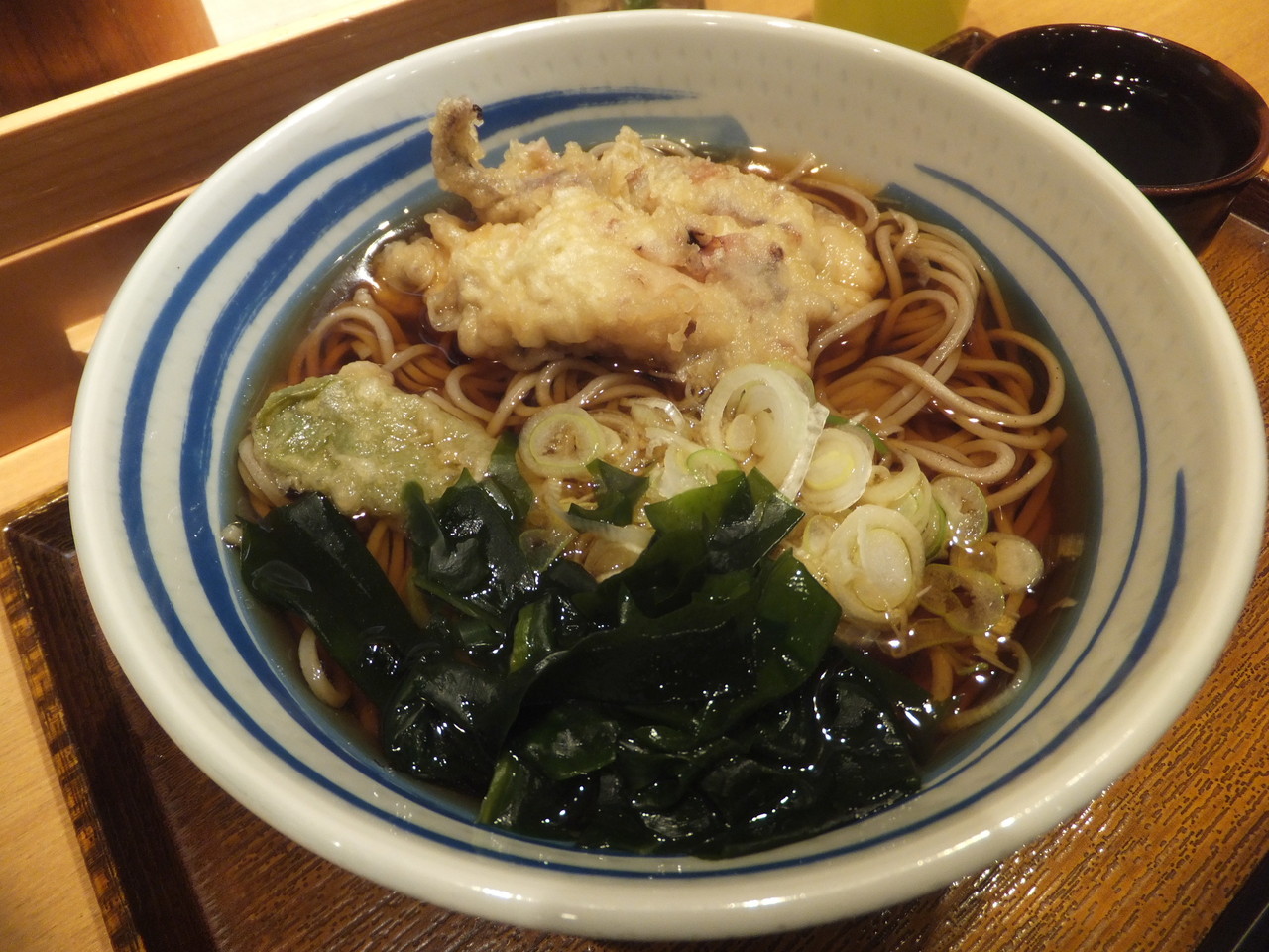 しぶそば武蔵小杉店 イカげそとしし唐の天ぷらそば 柴ポチダイアリー
