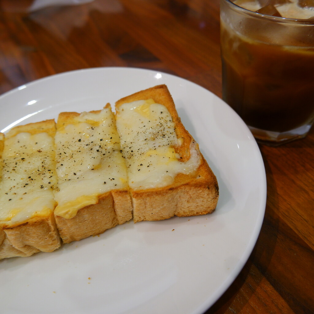 ヴェルディ 京都造形芸大店 Dセットのチーズトースト コーヒー 柴ポチダイアリー